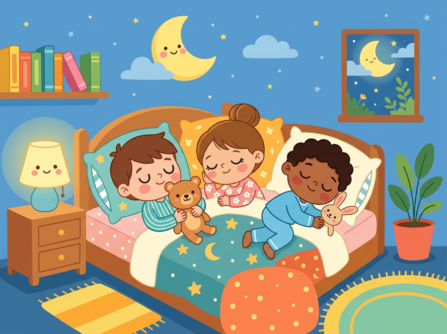 Illustration for the collection «Bedtime Stories»