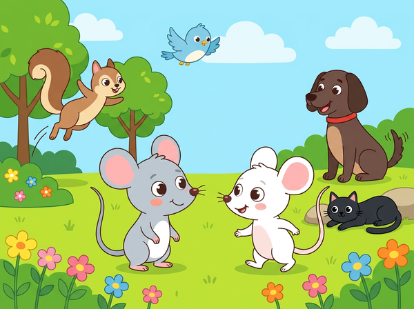 Portada del cuento «El ratoncito en busca de un amigo»