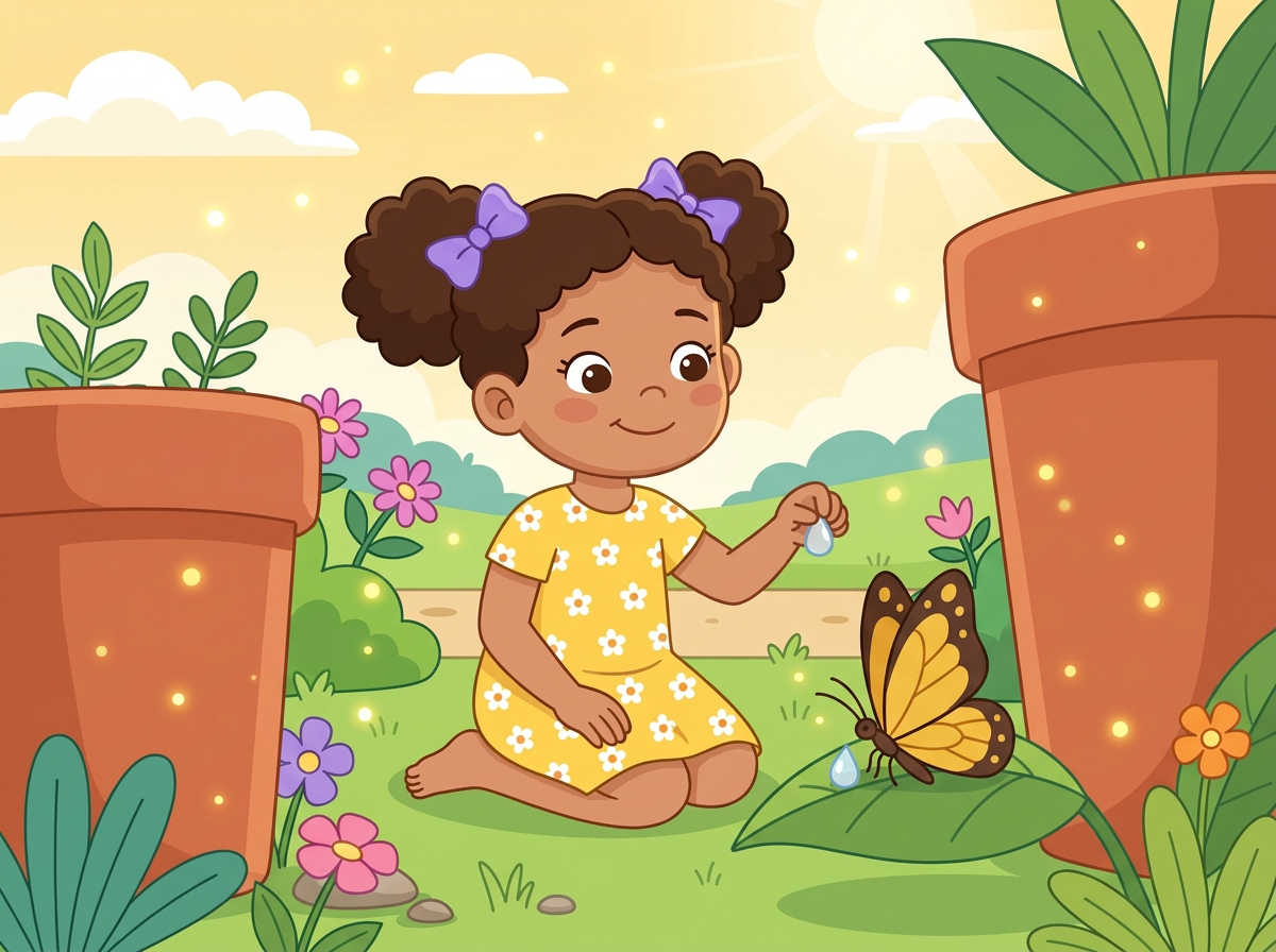 Ilustración 4 de «Layla y la mariposa de alas doradas»