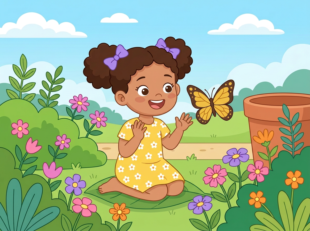 Ilustración 6 de «Layla y la mariposa de alas doradas»