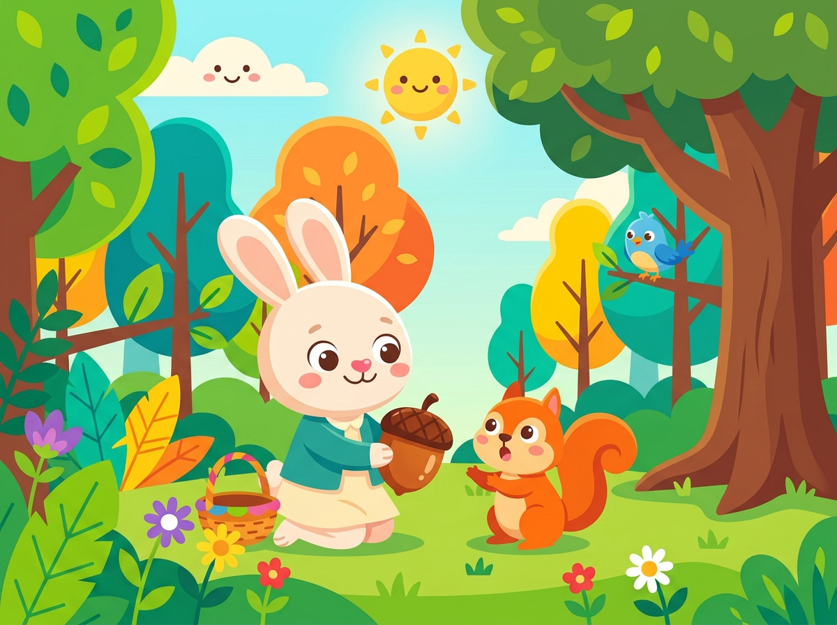 Ilustración 3 de «Nina y las buenas acciones del bosque»