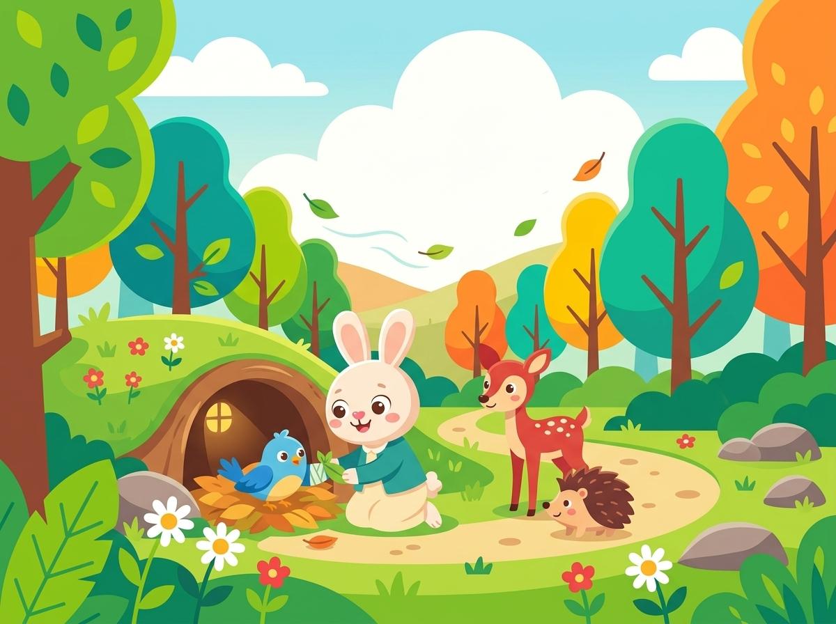 Ilustración 5 de «Nina y las buenas acciones del bosque»