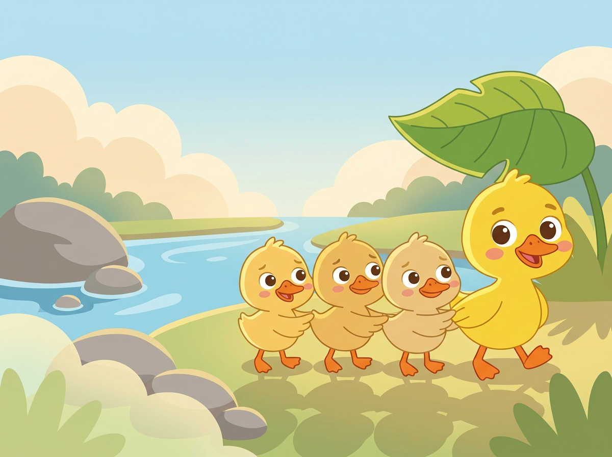 Ilustración 1 de «Los patitos que se perdieron en la niebla»