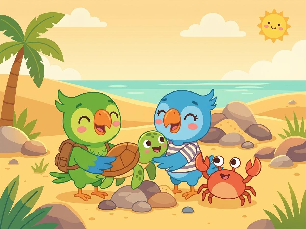 Ilustración 6 de «Kiko, Mia y el tesoro de la playa»