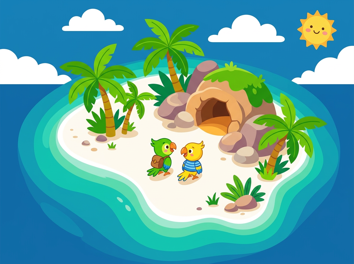 Ilustración 1 de «Kiko, Mia y el tesoro de la playa»