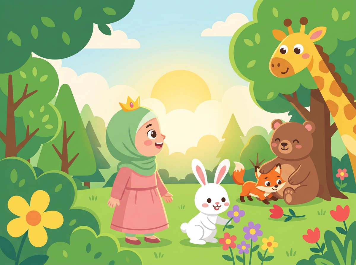 Ilustración 2 de «La Princesita del Bosque Bendecido»