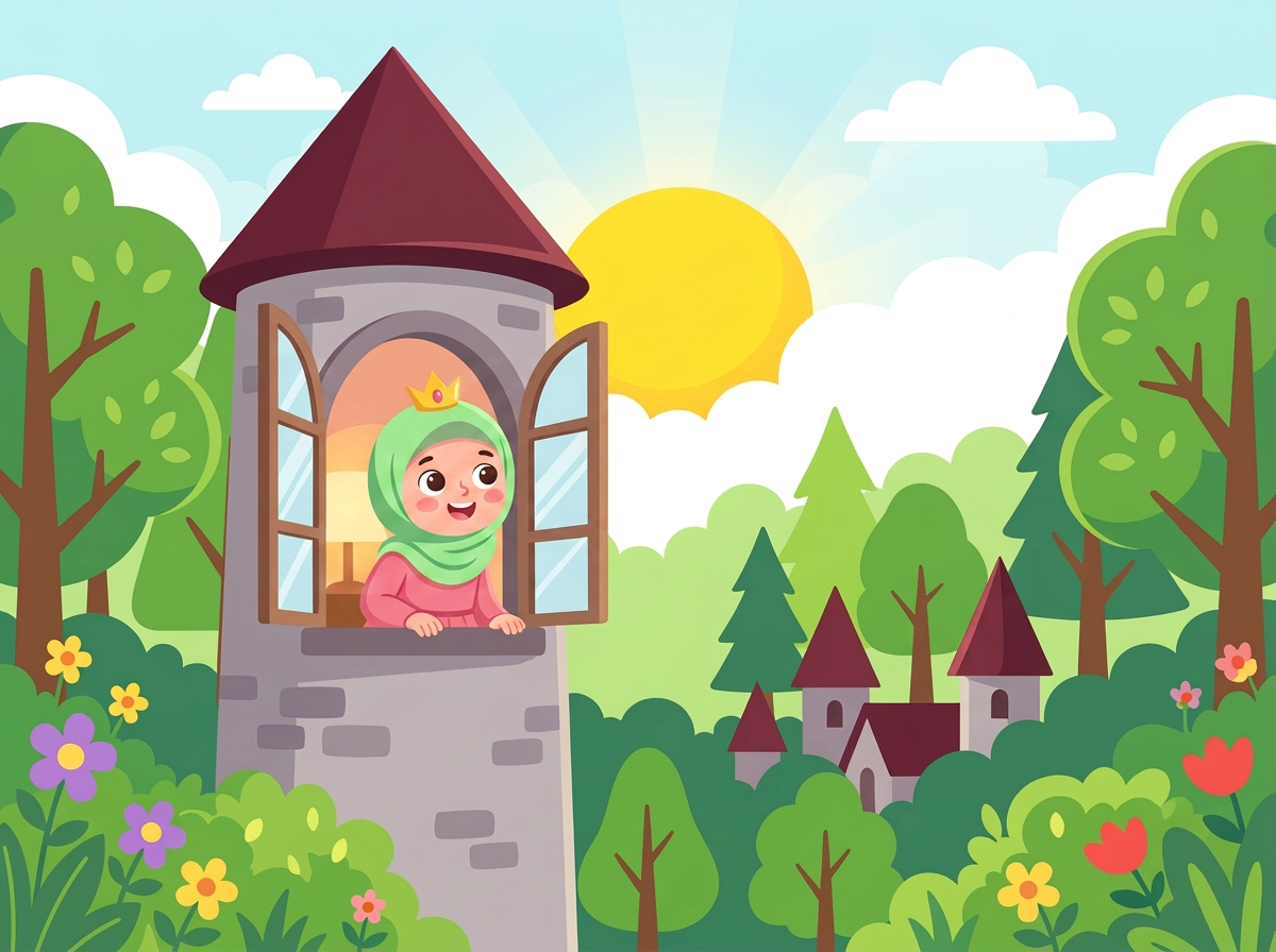 Ilustración 1 de «La Princesita del Bosque Bendecido»