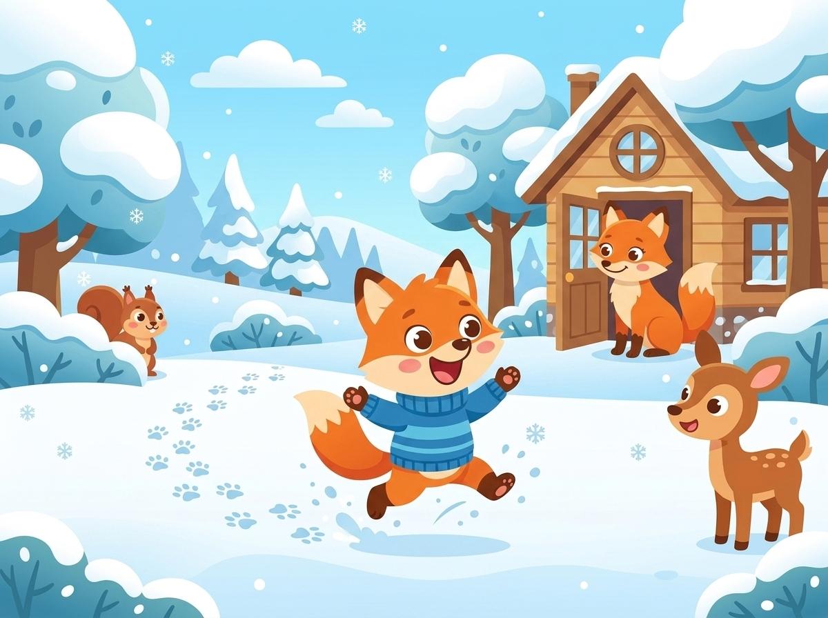 Ilustración 2 de «Tobi y su primera nieve»