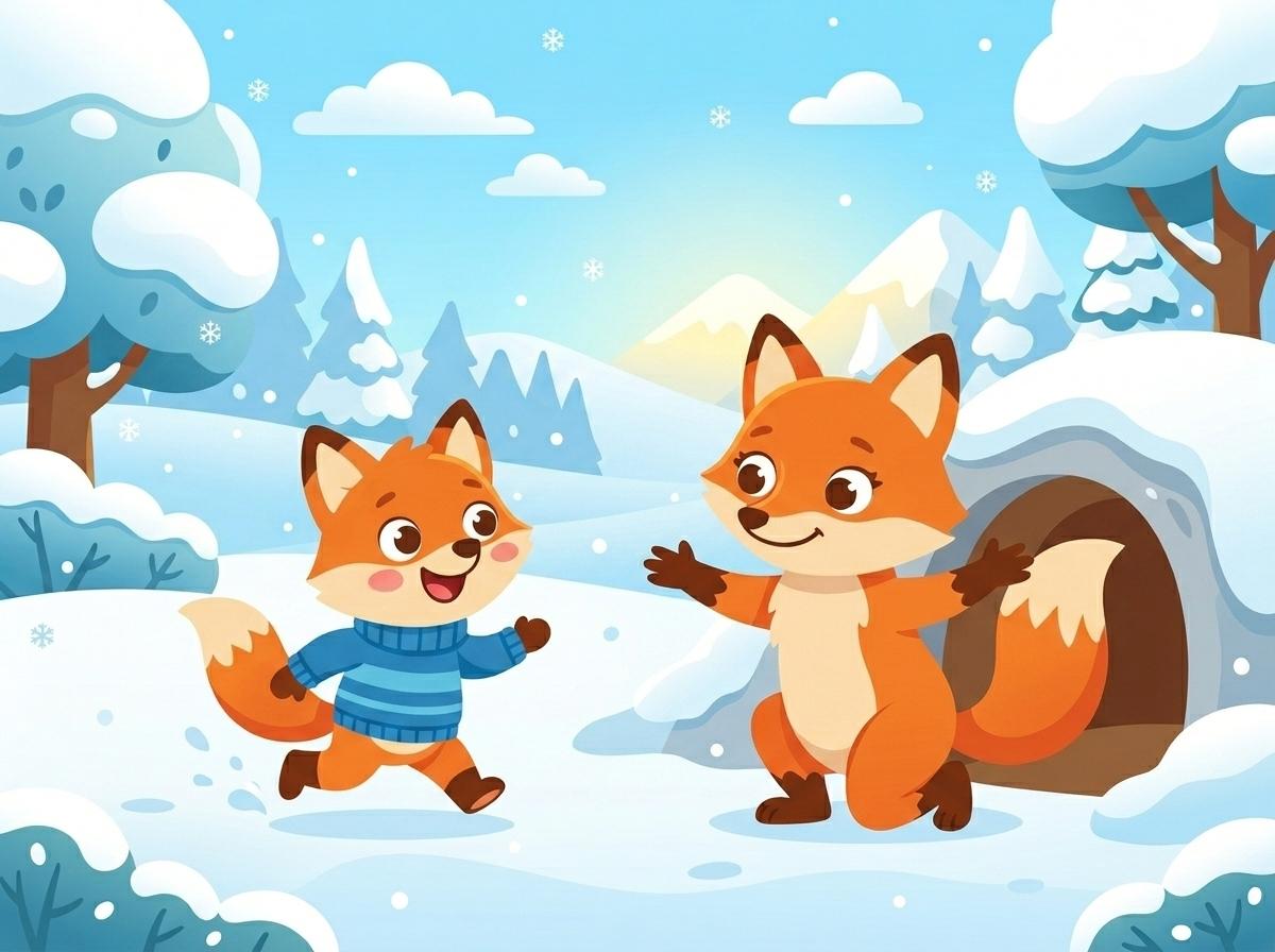 Ilustración 7 de «Tobi y su primera nieve»