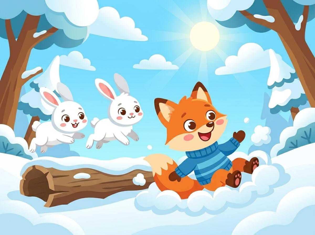Illustration 5 de « Tobi et sa première neige »