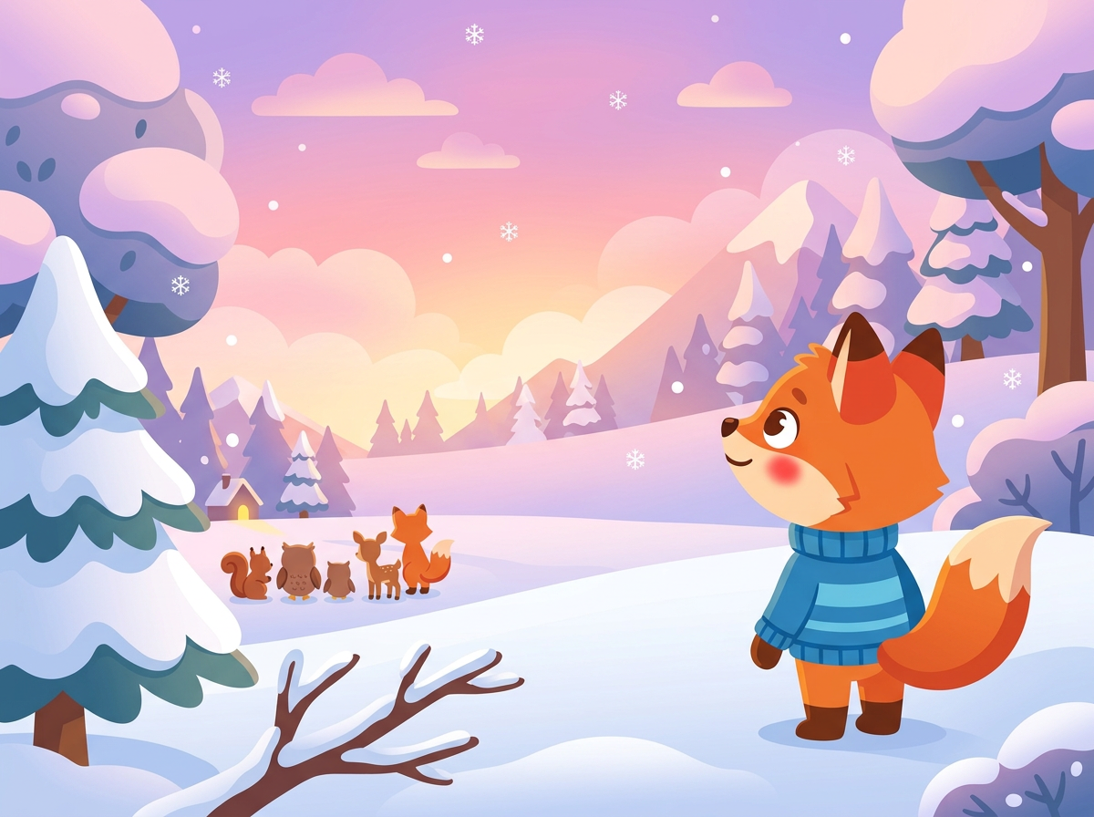 Illustration 6 de « Tobi et sa première neige »