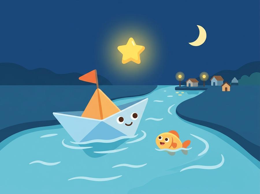 Portada del cuento «El barquito que buscaba su puerto»