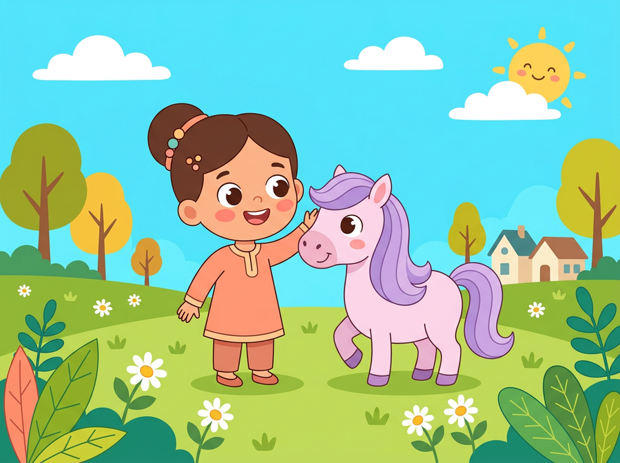 Portada del cuento «Amira y Luna: un día de gratitud»