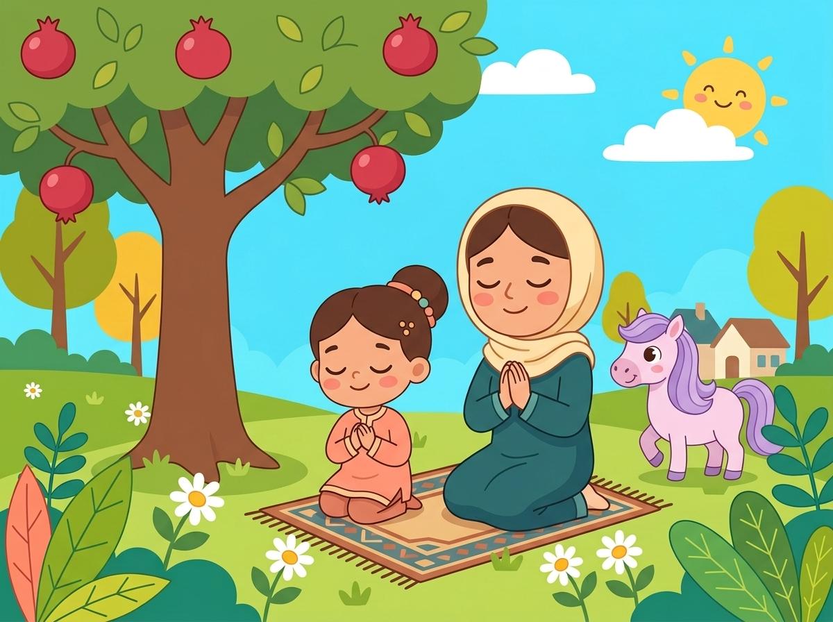 Ilustración 4 de «Amira y Luna: un día de gratitud»