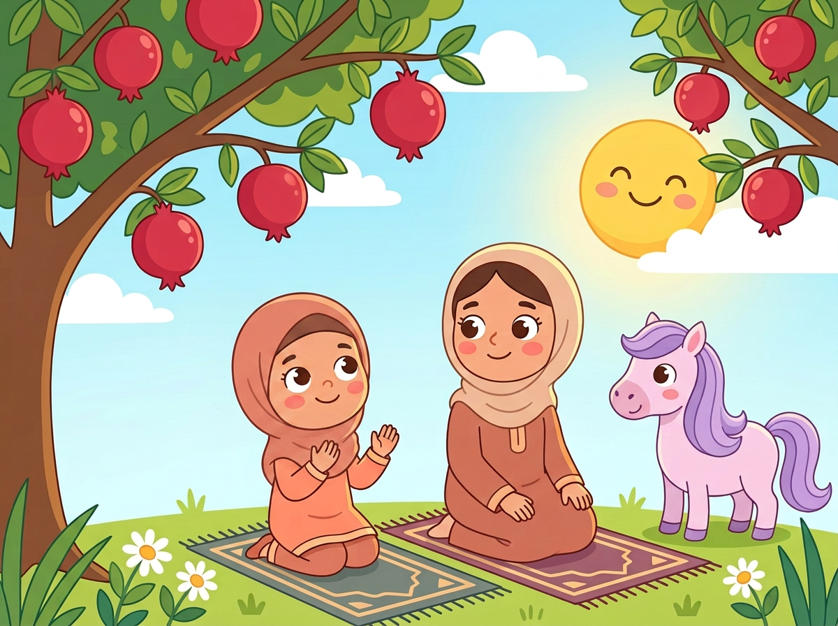 Ilustración 4 de «Amira y Luna: un día de gratitud»