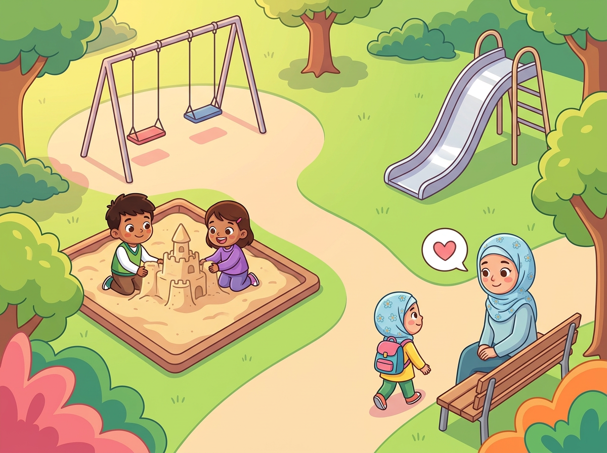 Ilustración 2 de «Sara y el parque de los nuevos amigos»