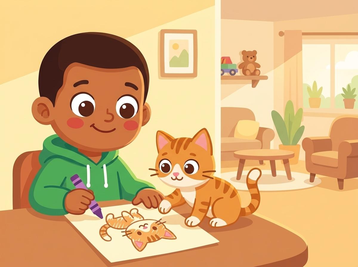 Ilustración 6 de «Omar y el gatito perdido»