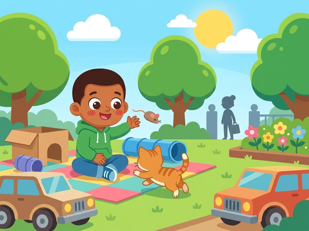 Ilustración 7 de «Omar y el gatito perdido»