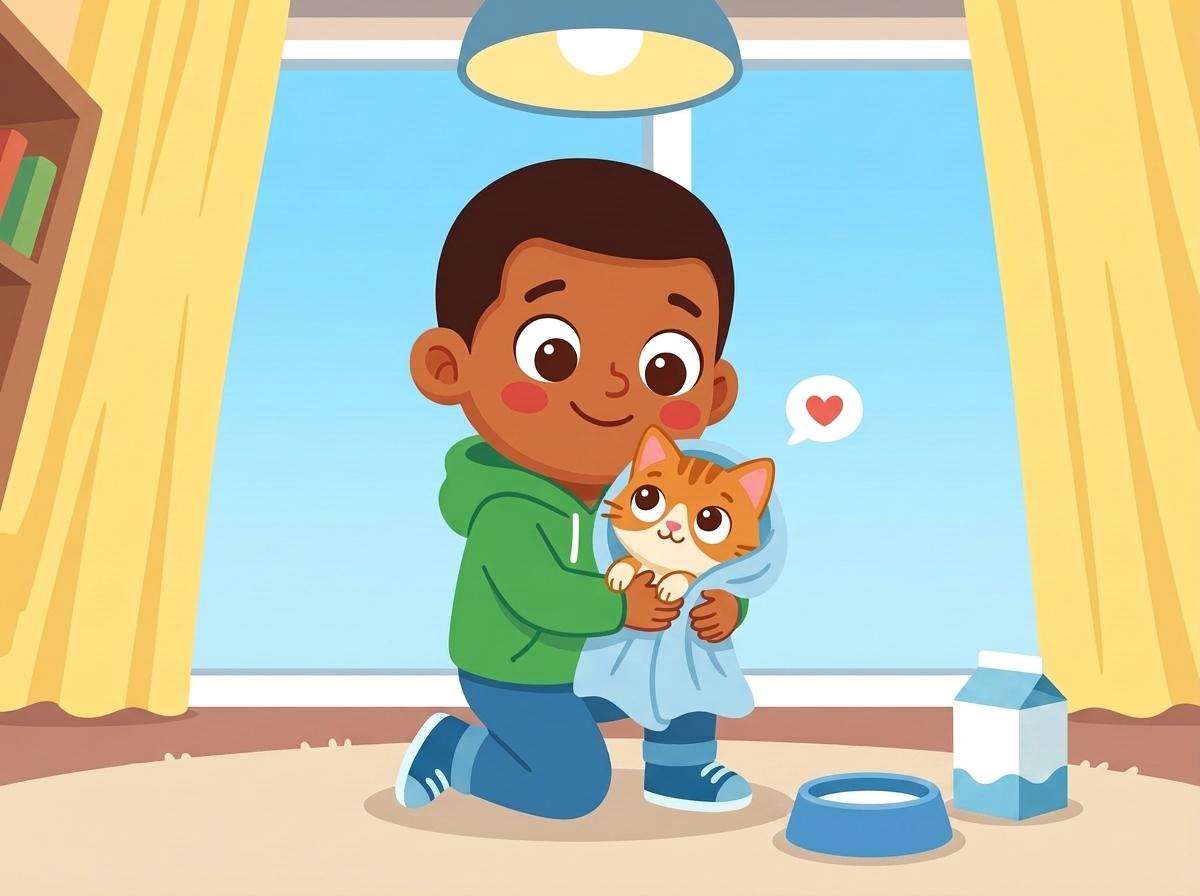 Ilustración 5 de «Omar y el gatito perdido»