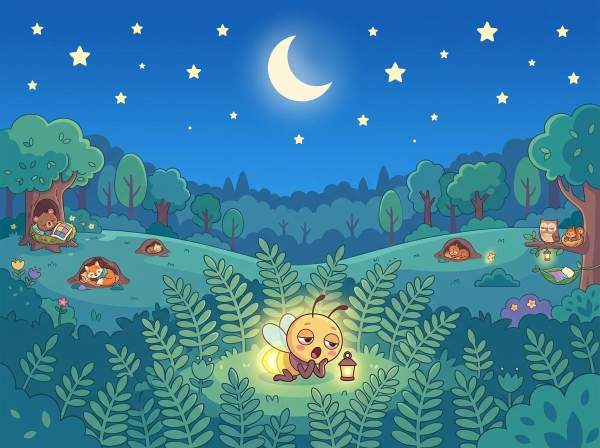 Ilustración 7 de «La lucecita que tenía sueño»