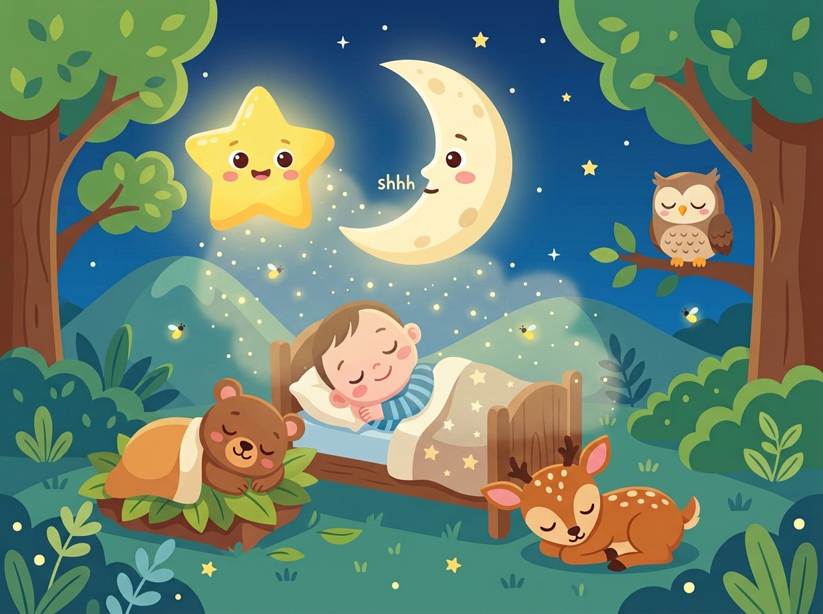 Ilustración 4 de «La lucecita que cuida los sueños»