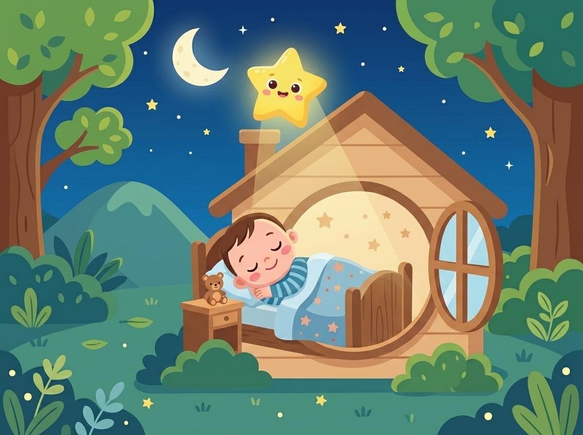 Ilustración 5 de «La lucecita que cuida los sueños»