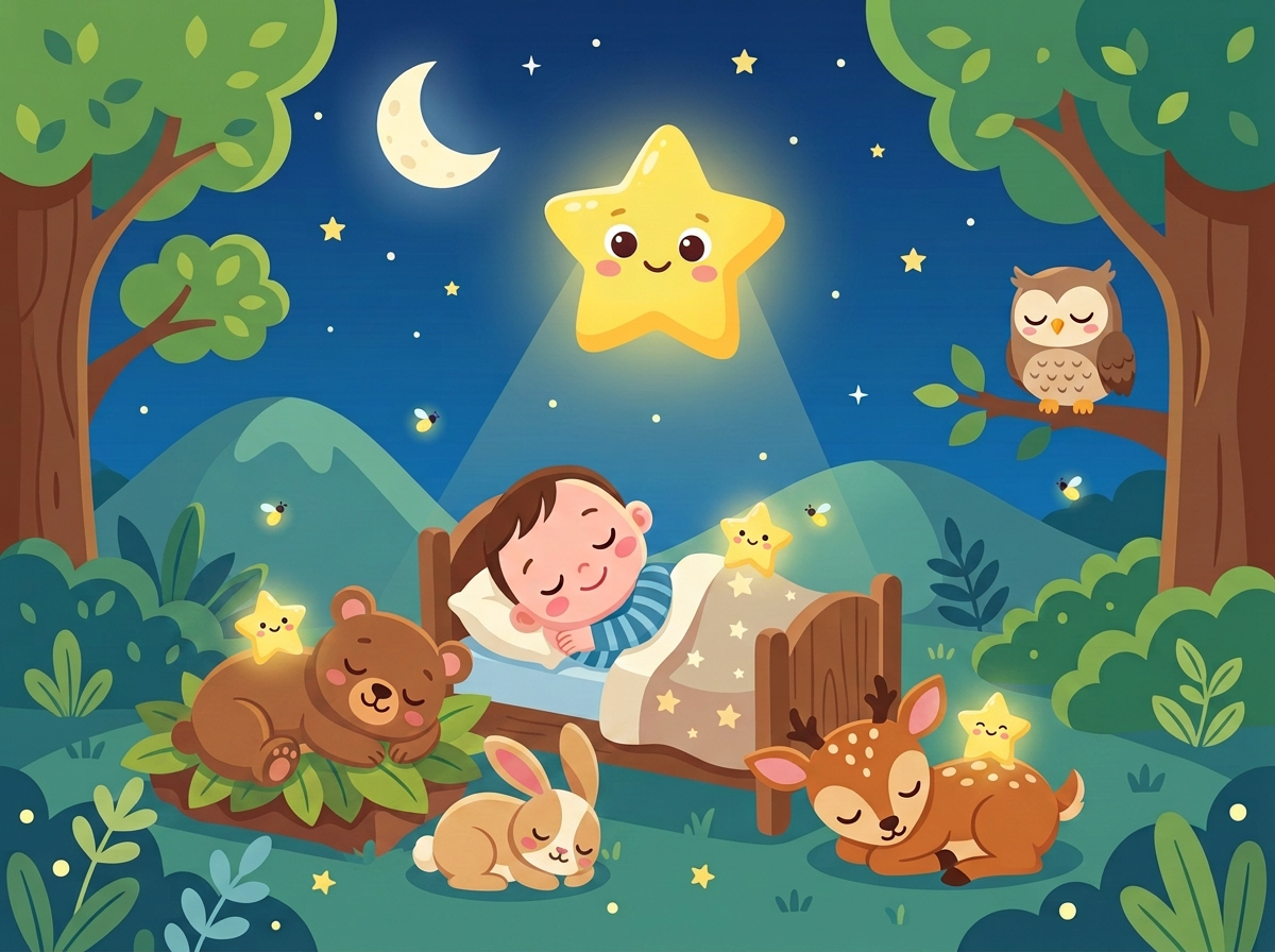 Ilustración 6 de «La lucecita que cuida los sueños»