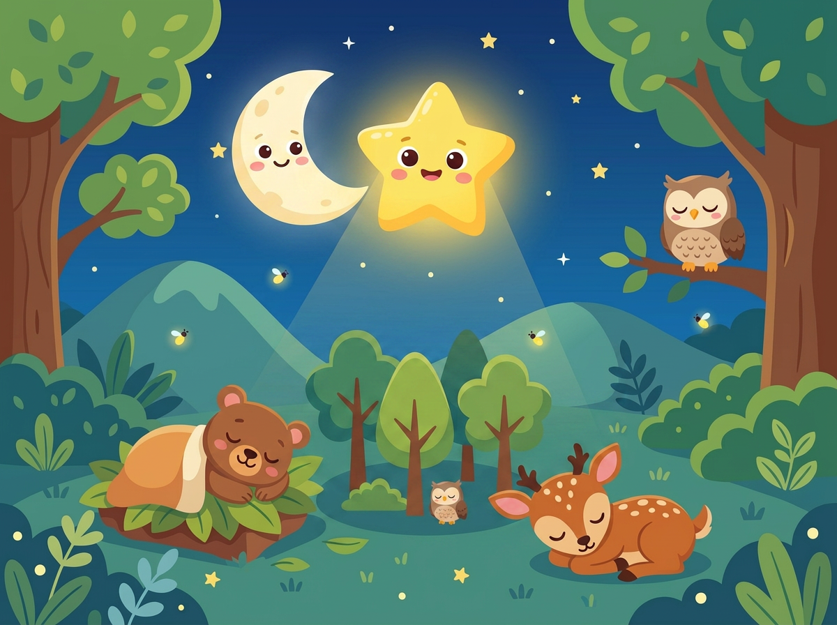 Illustration 1 from “The Little Light That Watches Over Dreams”
