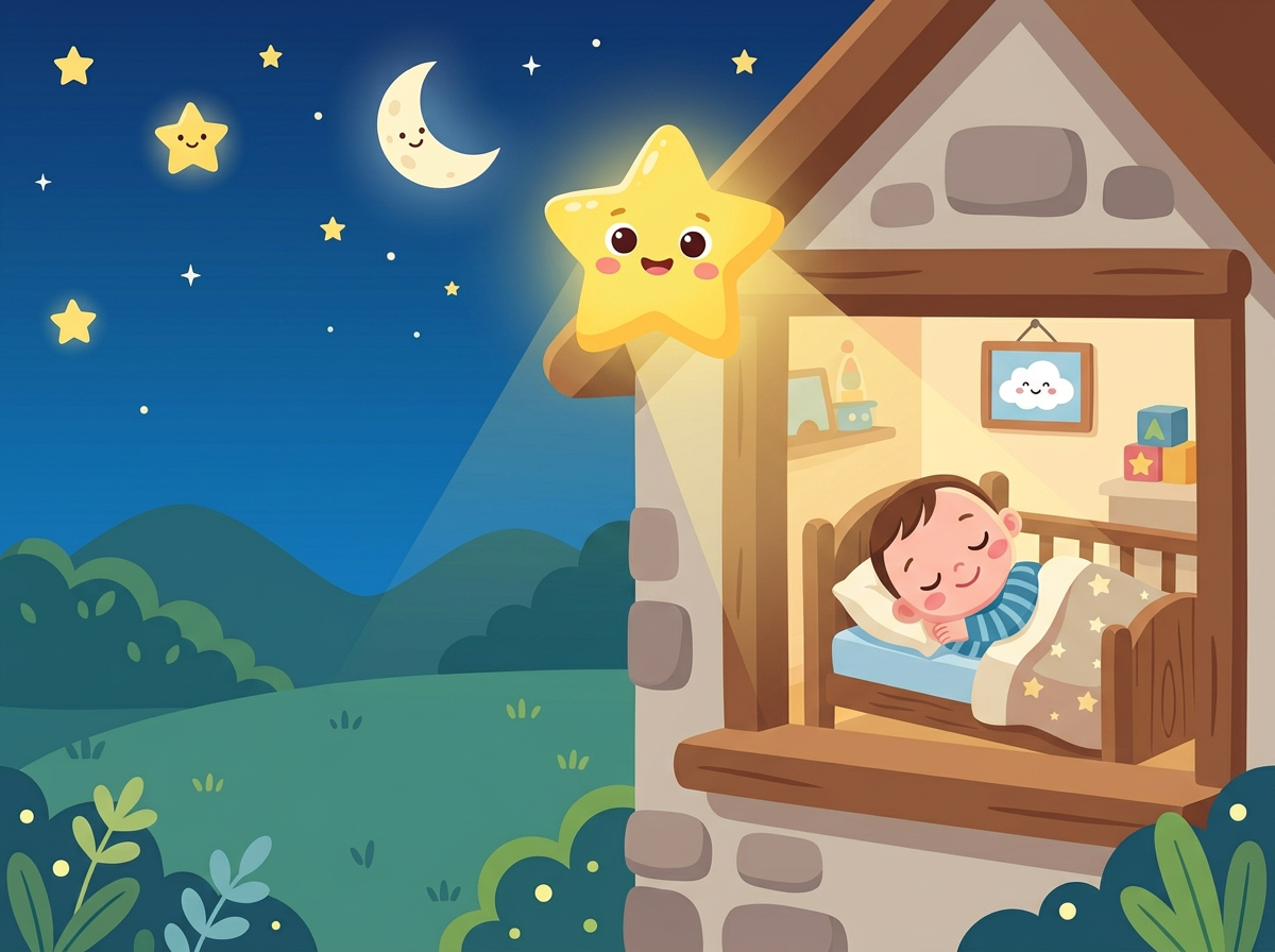 Illustration 5 from “The Little Light That Watches Over Dreams”